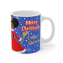 Load image into Gallery viewer, Cocoa Cutie Christmas Princess Ceramic Mugs (11oz\15oz\20oz) (PICK SKIN TONE)
