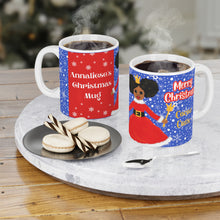 Load image into Gallery viewer, Cocoa Cutie Christmas Princess Ceramic Mugs (11oz\15oz\20oz) (PICK SKIN TONE)
