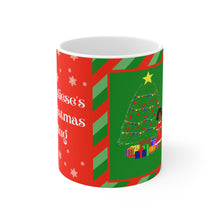 Load image into Gallery viewer, Cocoa Cutie Christmas Tree Girl Ceramic Mugs (11oz\15oz\20oz)
