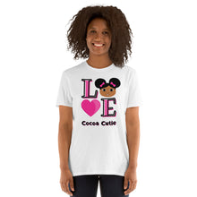Load image into Gallery viewer, Cocoa Cutie &quot;LOVE&quot; Short-Sleeve Adult T-Shirt
