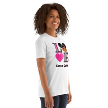 Load image into Gallery viewer, Cocoa Cutie &quot;LOVE&quot; Short-Sleeve Adult T-Shirt
