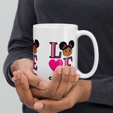 Load image into Gallery viewer, Cocoa Cutie &quot;LOVE&quot; Mug- Pick Skin Tone
