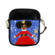 Load image into Gallery viewer, Cocoa Cutie Christmas Princess Faux Leather Purse (PICK YOUR SKIN TONE)
