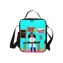 Load image into Gallery viewer, Cocoa Cutie Chemist Girl Lunch Bag (PICK YOUR SKIN TONE)
