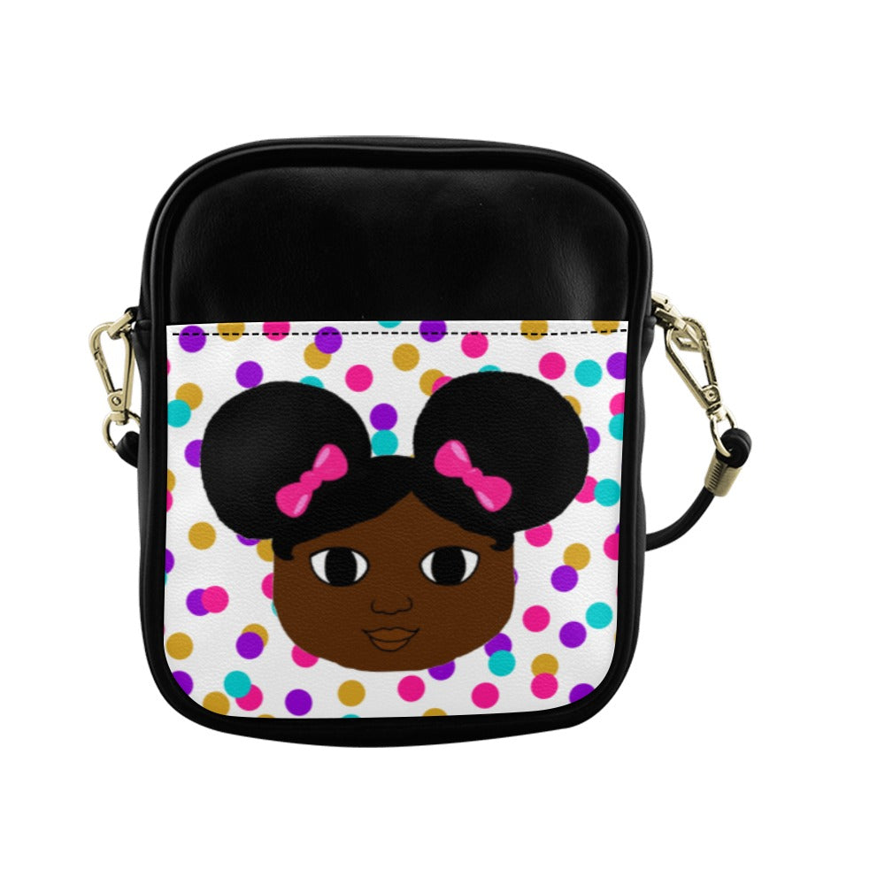 Cocoa Cutie I Am Afro Puffs Faux Leather Purse (PICK YOUR SKIN TONE)