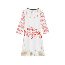 Load image into Gallery viewer, Cocoa Cutie Christmas Ballerina Girls&#39; Long Sleeve Dress
