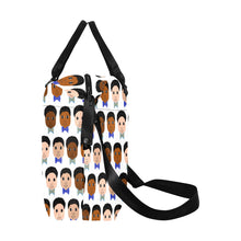 Load image into Gallery viewer, Cocoa Cuties Bow Tie Boys Multi-Pocket Large Capacity Travel/Duffel Bag
