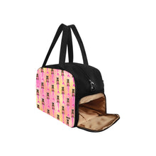 Load image into Gallery viewer, Pink Mermaid Cocoa Cutie Travel Bag with Shoe Compartment (Three Skin Tones)
