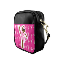 Load image into Gallery viewer, Cocoa Cutie Active Cutie Pink Ballerina Faux Leather Purse (PICK YOUR SKIN TONE)
