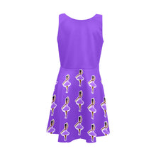Load image into Gallery viewer, Cocoa Cutie Purple Dancer Kid&#39;s Dress (PICK YOUR SKIN TONE)
