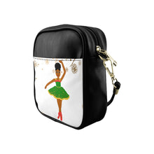 Load image into Gallery viewer, Cocoa Cutie Christmas Ballerina Faux Leather Purse
