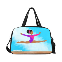 Load image into Gallery viewer, Gymnast Cocoa Cutie Travel Competition Bag with Separate Shoe Compartment (PICK SKIN TONE)
