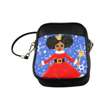 Load image into Gallery viewer, Cocoa Cutie Christmas Princess Faux Leather Purse (PICK YOUR SKIN TONE)
