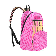 Load image into Gallery viewer, Cocoa Cutie Pink Mermaid Large Capacity Backpack (PICK YOUR SKIN TONE)
