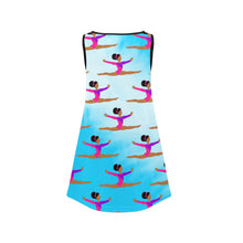 Load image into Gallery viewer, Cocoa Cutie Active Cutie Gymnast Girls&#39; Sleeveless Dress(PICK SKIN TONE)
