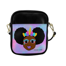 Load image into Gallery viewer, Cocoa Cutie Unicorn Magic Faux Leather Purse (PICK YOUR SKIN TONE)
