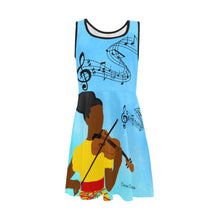 Load image into Gallery viewer, Cocoa Cutie Violinist Kid&#39;s Dress (PICK YOUR SKIN TONE)
