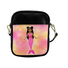 Load image into Gallery viewer, Cocoa Cutie Pink Mermaid Faux Leather Purse (PICK YOUR SKIN TONE)
