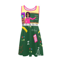 Load image into Gallery viewer, Cocoa Cutie Math/Teacher/Educator Kid&#39;s Dress (PICK YOUR SKIN TONE)
