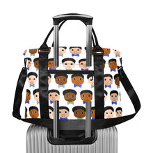 Load image into Gallery viewer, Cocoa Cuties Bow Tie Boys Multi-Pocket Large Capacity Travel/Duffel Bag
