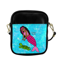 Load image into Gallery viewer, Cocoa Cutie Be A Mermaid and Friend Faux Leather Purse (PICK YOUR SKIN TONE)
