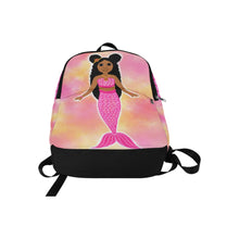 Load image into Gallery viewer, Cocoa Cutie PINK MERMAID Backpack (PICK YOUR SKIN TONE)
