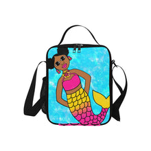 Load image into Gallery viewer, Cocoa Cutie Be A Mermaid Puffs Lunch Bag (PICK YOUR SKIN TONE)
