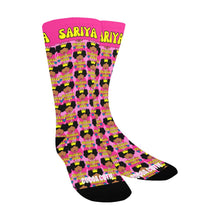 Load image into Gallery viewer, Cocoa Cutie Princess Vibes Kid&#39;s Socks (PICK YOUR SKIN TONE.)

