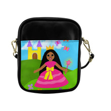 Load image into Gallery viewer, Cocoa Cutie Princess Faux Leather Purse (PICK YOUR SKIN TONE)
