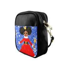 Load image into Gallery viewer, Cocoa Cutie Christmas Princess Faux Leather Purse (PICK YOUR SKIN TONE)
