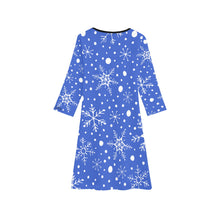 Load image into Gallery viewer, Cocoa Cutie Christmas Princess Girls&#39; Long Sleeve Dress (PICK SKIN TONE)
