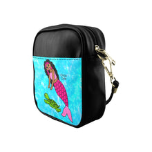 Load image into Gallery viewer, Cocoa Cutie Be A Mermaid and Friend Faux Leather Purse (PICK YOUR SKIN TONE)
