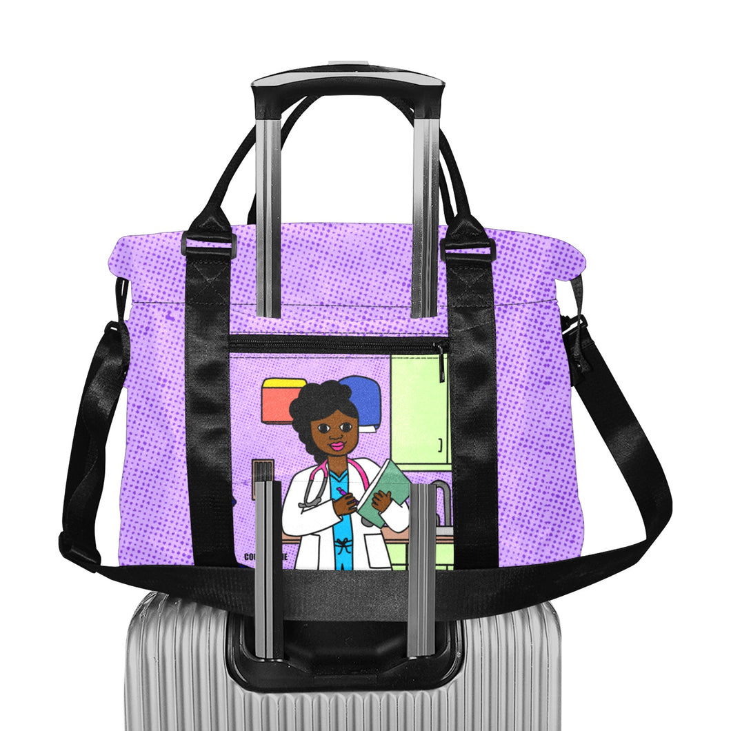 Cocoa Cutie Doctor/Nurse Multi-Pocket Large Capacity Travel/Duffel Bag(PICK SKIN TONE)