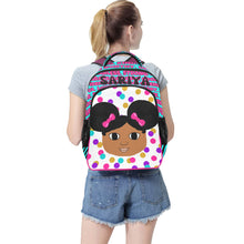 Load image into Gallery viewer, Cocoa Cutie I AM Affirmations Multifunctional Backpack PINK (PICK YOUR SKIN TONE)

