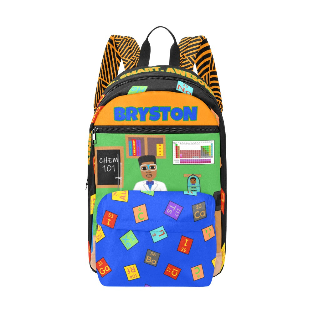 Cocoa Cutie Chemist Boy Large Capacity Backpack (PICK YOUR SKIN TONE)