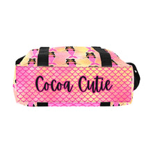 Load image into Gallery viewer, Cocoa Cutie Pink Mermaid Multi-Pocket Large Capacity Travel/Duffel Bag(PICK SKIN TONE)
