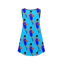 Load image into Gallery viewer, Cocoa Cutie Active Cutie Basketball Girls&#39; Sleeveless Dress(PICK SKIN TONE)
