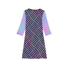 Load image into Gallery viewer, Cocoa Cutie Unicorn Magic Girls&#39; Long Sleeve Dress (PICK SKIN TONE)
