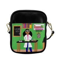 Load image into Gallery viewer, Cocoa Cutie Chemist Faux Leather Purse (PICK YOUR SKIN TONE) Green
