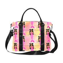 Load image into Gallery viewer, Cocoa Cutie Pink Mermaid Multi-Pocket Large Capacity Travel/Duffel Bag(PICK SKIN TONE)
