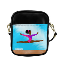 Load image into Gallery viewer, Cocoa Cutie Active Cutie Gymnast Faux Leather Purse (PICK YOUR SKIN TONE)
