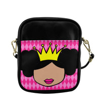 Load image into Gallery viewer, Cocoa Cutie Princess Vibes Faux Leather Purse (PICK YOUR SKIN TONE)
