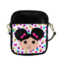 Load image into Gallery viewer, Cocoa Cutie I Am Afro Puffs Faux Leather Purse (PICK YOUR SKIN TONE)
