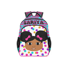 Load image into Gallery viewer, Cocoa Cutie I AM Affirmations Multifunctional Backpack PINK (PICK YOUR SKIN TONE)
