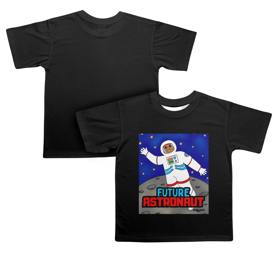 Cocoa Cutie Future Astronaut-Boy Kids' T-Shirt (PICK SKIN TONE)