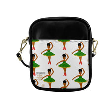 Load image into Gallery viewer, Cocoa Cutie Christmas Ballerina Faux Leather Purse
