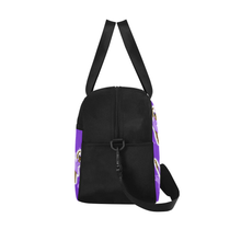 Load image into Gallery viewer, Purple Black Ballerina Dance Competition Ballet Duffel Bag 
